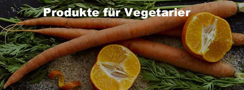Produkte für Vegetarier